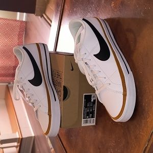 Nike | Court Legacy Shoes - White Desert Ochre women's 9